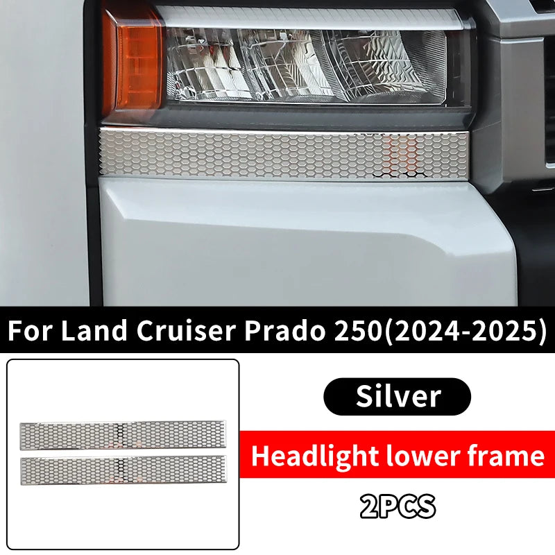 Headlight Below Decorative Strip For Toyota Land Cruiser 250 2024 2025 Prado LC250 1958 First Edition FJ250