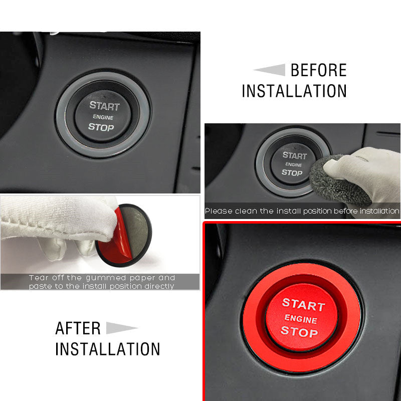 Engine Start Stop Button Cover for Range Rover & Discovery (2010-2023)