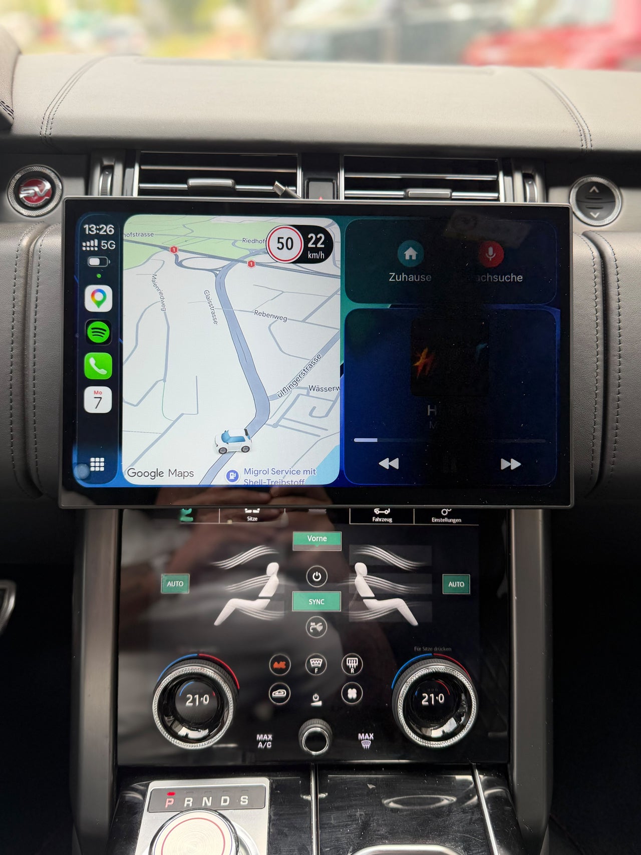 Actualización de pantalla Android flotante de 13,3 pulgadas para Range Rover Sport L494 / Vogue L405 2013-2018