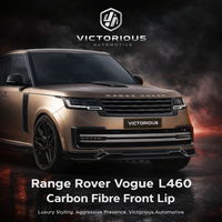 Thumbnail for Range Rover Vogue L460 Carbon Fibre Front Lip Add-On (2022+ ) Real Carbon Fibre Front Bumper Splitter Upgrade