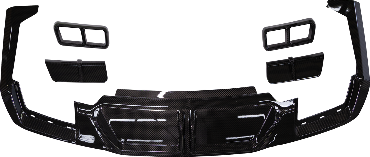 Range Rover Vogue L460 2022+ Carbon Fibre Rear Diffuser | Vogue Performance Body Kit Upgrade