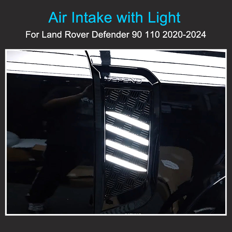 Air Intake with LED Lights for Land Rover Defender 90 110 2020-2024