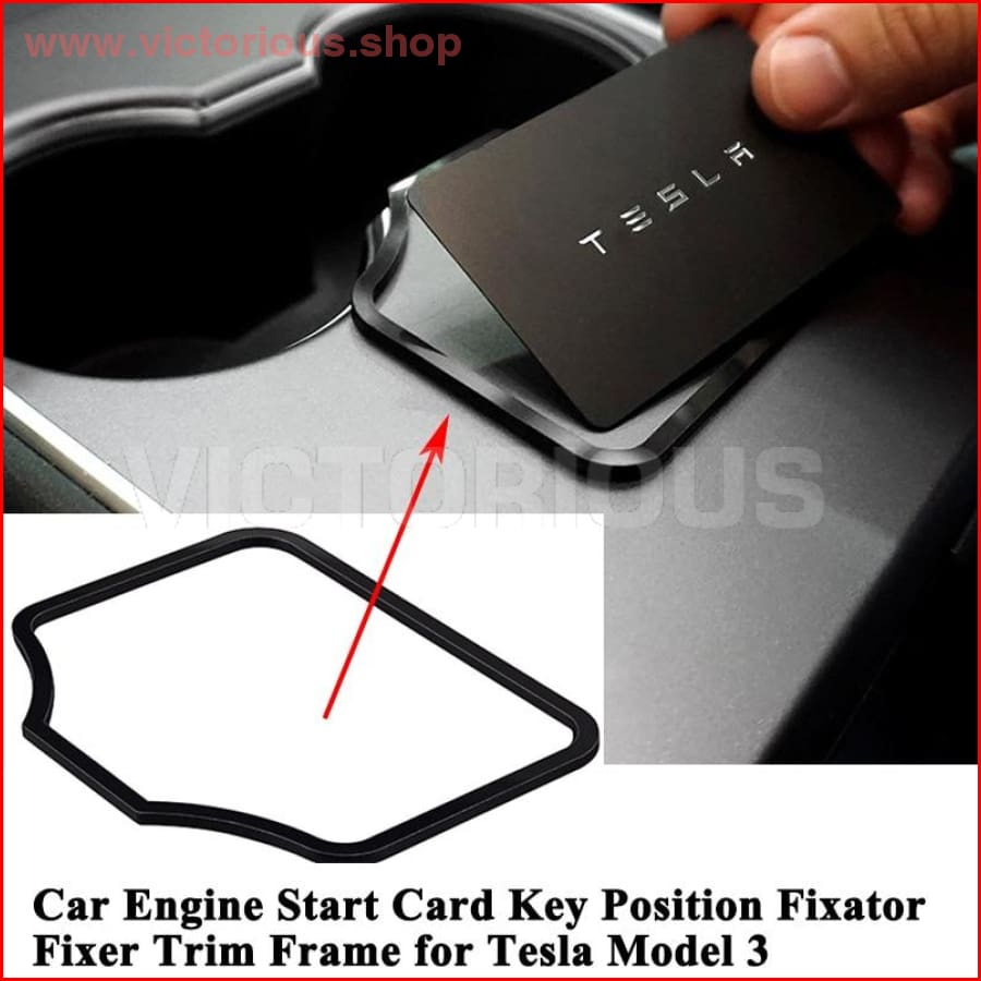 Victorious Automotive Key Card Holder for Tesla Model 3