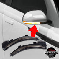 Thumbnail for 2pcs LED Dynamic Turn Signal Blinker Side Mirror for Range Rover