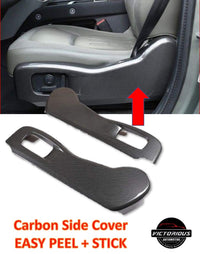 Thumbnail for ABS Carbon Fiber Car Seat Adjustment Frame Side cover For Land Rover Defender 110 2020-2021