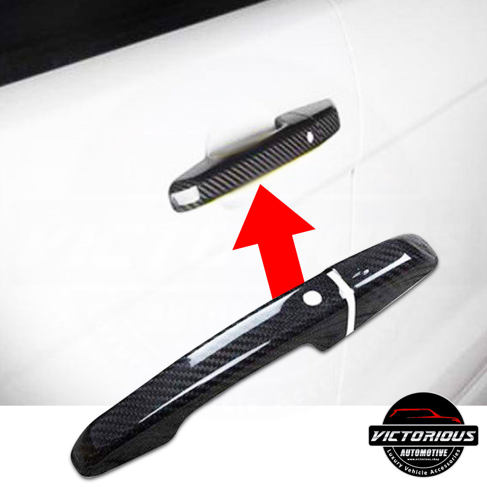 Carbon Fibre Door Handle Covers- Land Rover, Discovery, Range Rover