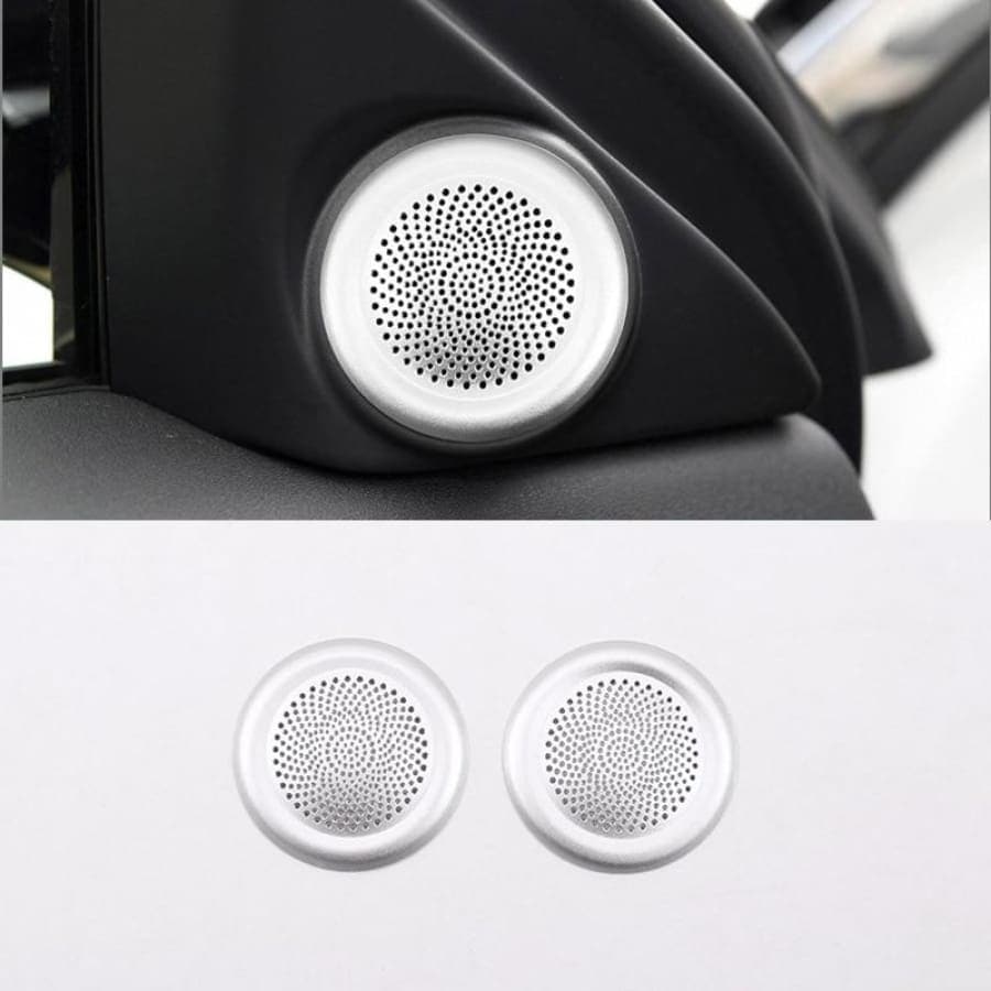 2Pcs Car Aluminum Alloy Tweeter Speaker Cover Trim For Range Rover Evoque 2020 Year Accessories Car