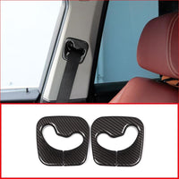 Thumbnail for 2Pcs Carbon Fiber Interior Molding Safety Belt Cover Trim For Bmw X3 F25 2011-2017 Car