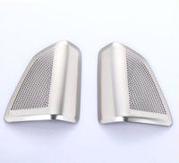 Thumbnail for 2Pcs/set Stainless Steel Audio Speaker Tweeters Cover Trim For Bmw X5 F15 2014 2015 2016 2017 Car