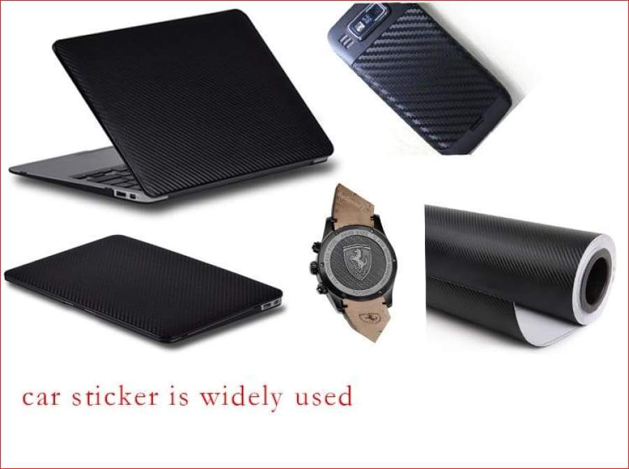 3D Carbon Fiber Vinyl Waterproof Adhesive/adhesive Cover Black Suitable For Cars/stickers