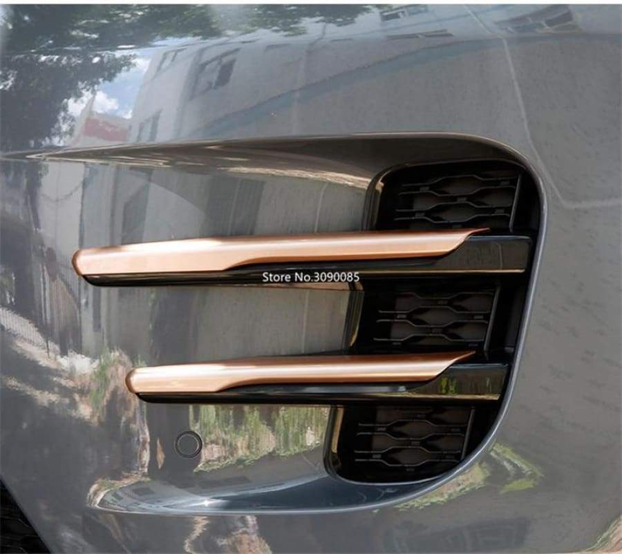 4Pcs Black Car Front Fog Lamp Frame Trim For Land Rover Range Evoque (L551) 2019-2020 Accessories