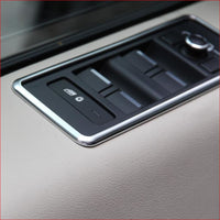 Thumbnail for 4Pcs Chrome Interior Door Window Lift Button Cover Trim Sticker For Range Rover Sport 2014 2015 Car