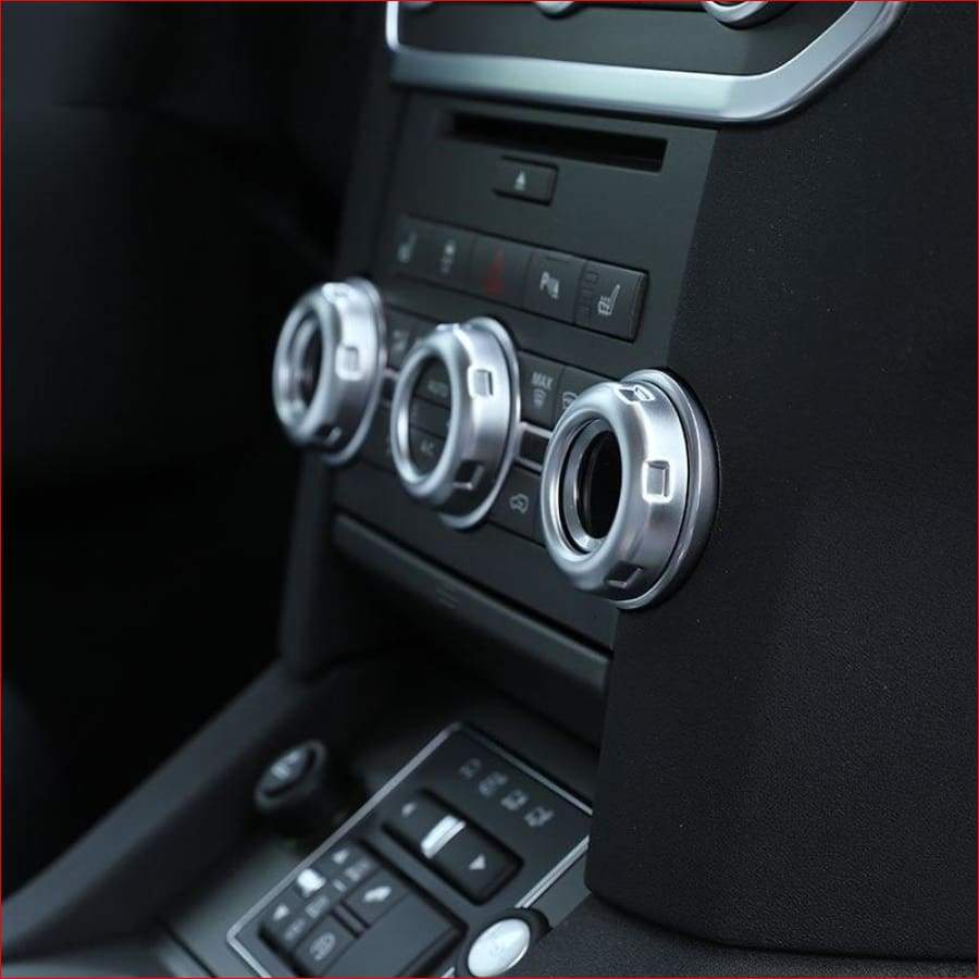 5Pcs Chrome Volume And Air Conditioning Knobs Trim For Land Rover Discovery 4 Lr4 Range Sport