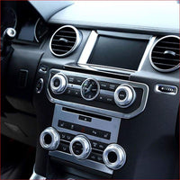 Thumbnail for 5Pcs Chrome Volume And Air Conditioning Knobs Trim For Land Rover Discovery 4 Lr4 Range Sport