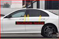Thumbnail for 8Pcs Real Carbon Fiber Window Moulding Trim Decoration For Mercedes Benz E Class W213 E200 E300L