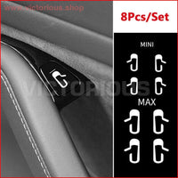 Thumbnail for 8Pcs/set Car Door Open Exit Sticker Decal Fit For Tesla Model 3 Interior Decoration Practical