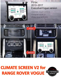 Thumbnail for Climate Control V2 Upgrade Screen for Range Rover Vogue 2013-2017