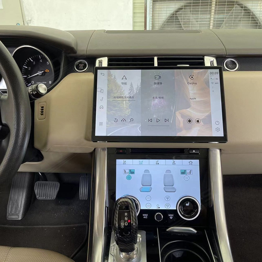 Epic Android Rover Screencasting 13.3-Inch Floating Android Display Upgrade for 2013-2022 Range Rover S ...