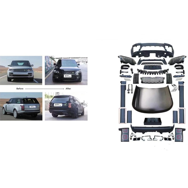 Range Rover Vogue 2013-2017 L405 Upgrade To Land Rover Vogue 2018-2021 SVO Body kit