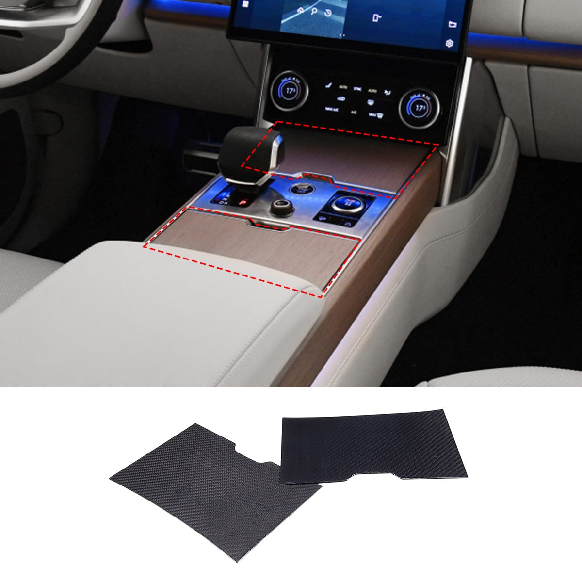 Opbergdoos Voor Land Rover Range Rover Vogue L460 En Sport 2023 – Middenconsole Organizer Met Koelkastcompartiment, Zwart ABS-kunststof