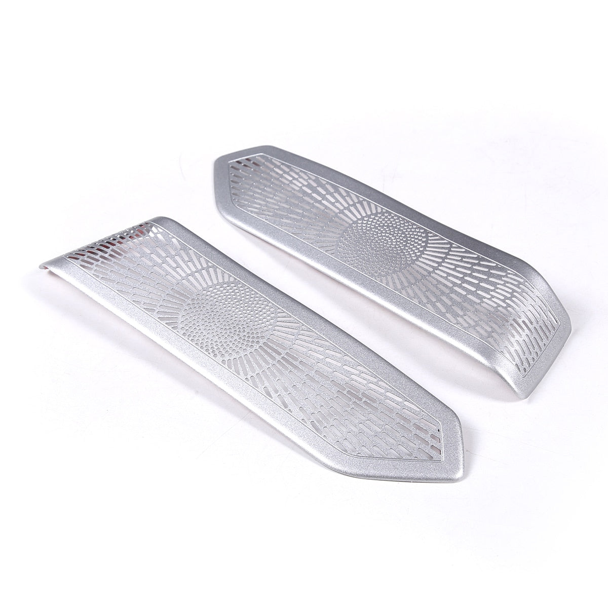 Stainless steel Silver Car A-pillar Audio Speaker Tweeters Covers For Land Rover Range Rover Vogue L460 2023