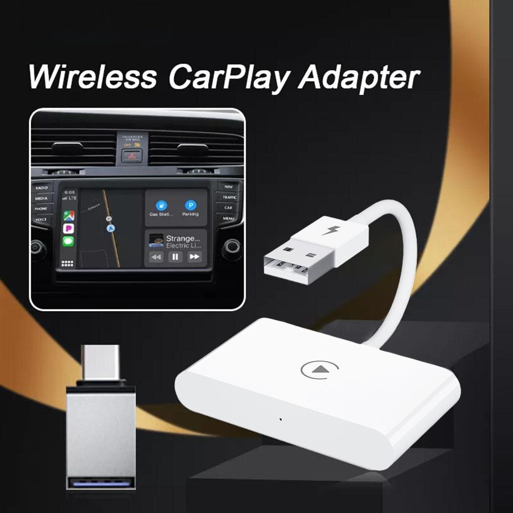 Wireless CarPlay Adapter for iPhone, 2022 Upgrade Apple CarPlay Dongle for  Car's Original Wired CarPlay, Convert Factory Wired to Wireless CarPlay