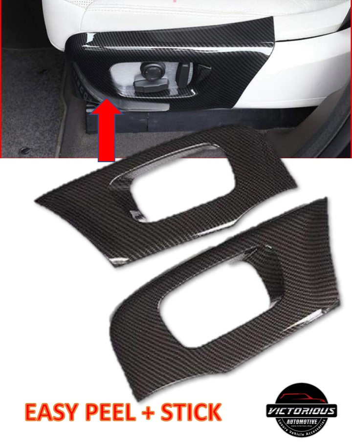 Carbon Fiber Seat Trim - for Discovery 5/ Range Rover Sport/ Range Rover Velar 2014-2020