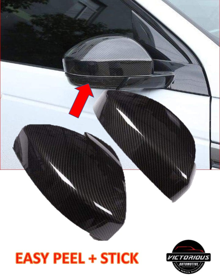 Carbon Fibre Mirror Covers - for Velar, Evoque, Discovery Sport