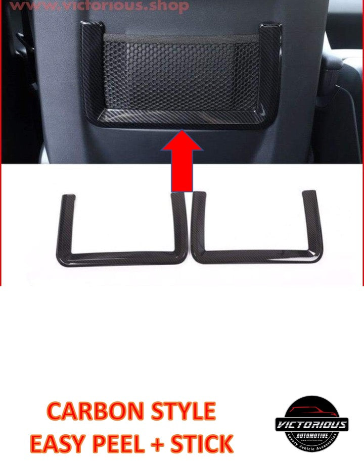 Carbon Fibre Seat Decoration Land Rover Range Rover Evoque 2012-2017