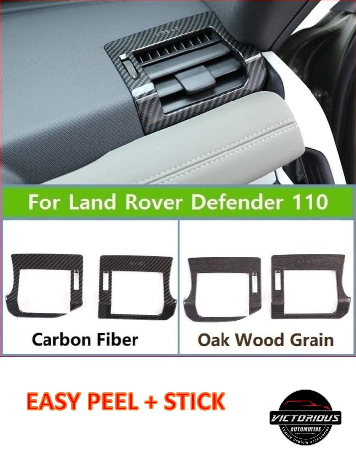 Carbon Fiber Abs Ac front Air Outlet Frame for Land Rover Defender 110 2020