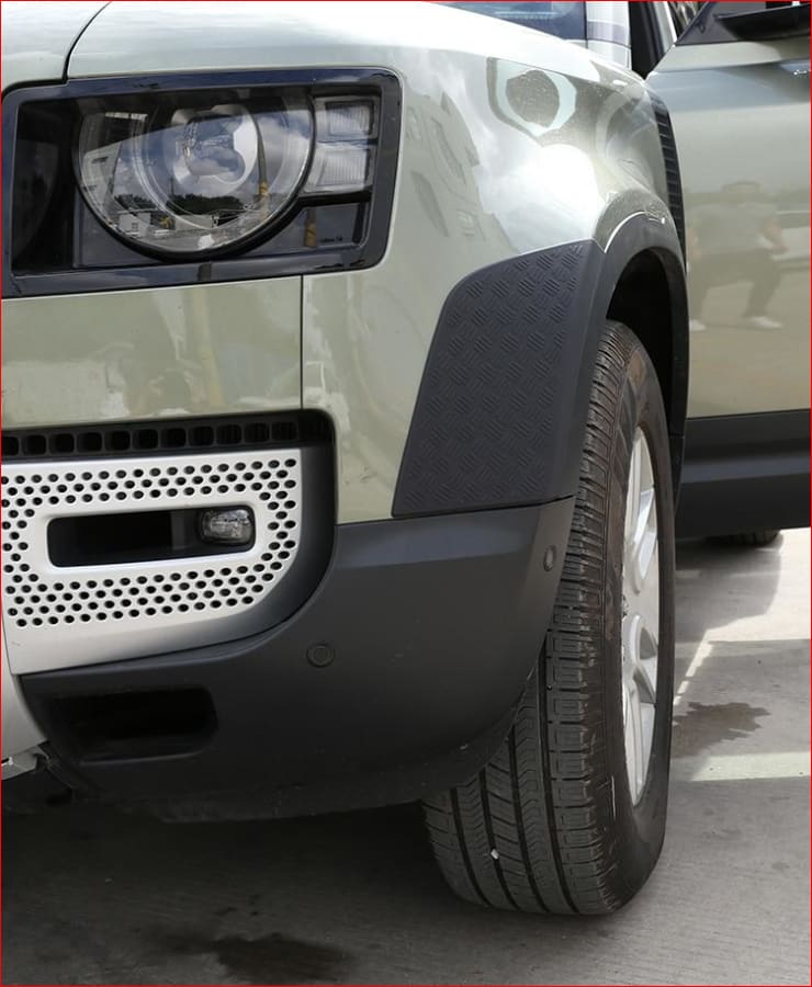Abs Black Car Front Bumper Guards Side Trim For Land Rover Defender 110 130 2020 Car