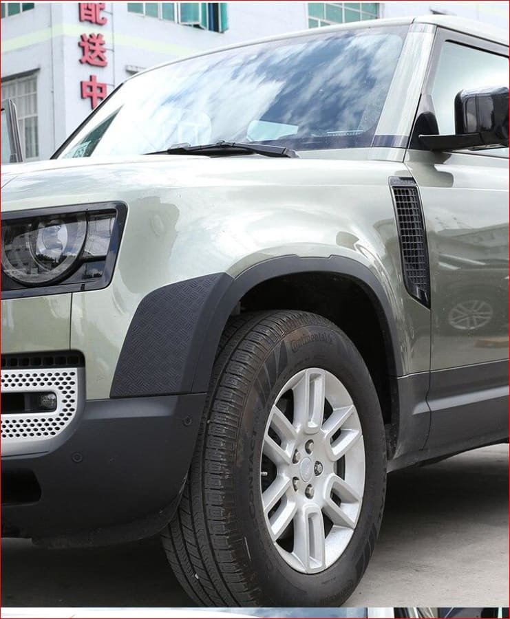Abs Black Car Front Bumper Guards Side Trim For Land Rover Defender 110 130 2020 Car