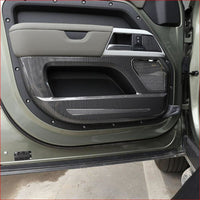 Thumbnail for Abs Carbon Fiber Door Protection Anti-Kick Panel For Land Rover Defender 110 20-21