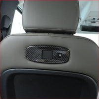 Thumbnail for Abs Carbon Fiber Seat Back Usb Port Panel Frame For Defender 2020 110 Car