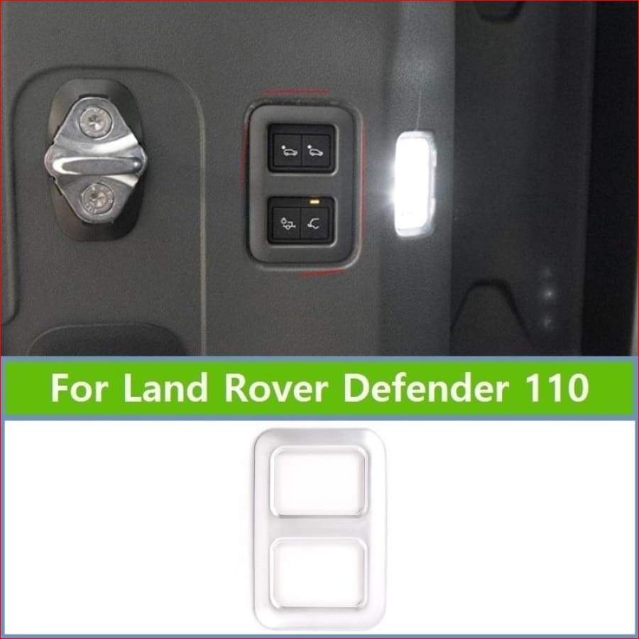 Abs Chrome Car Rear Trunk Trailer Button Frame Trim For Land Rover Defender 110 2020 Car