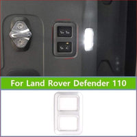 Thumbnail for Abs Chrome Car Rear Trunk Trailer Button Frame Trim For Land Rover Defender 110 2020 Car