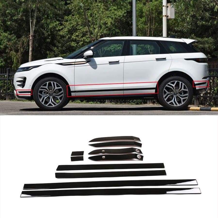 Abs Plastic Car Door Side Body Molding Cover Trim For Range Rover Evoque L551 2019-2020 Car