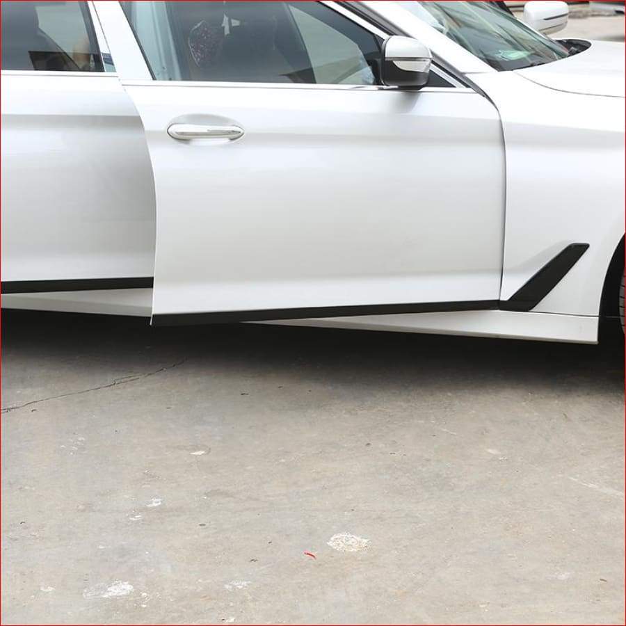 2017-2019 For Bmw New 5 Series G30 Car-Styling Abs Plastic Car Door Side Strips Cover Trim Gloss