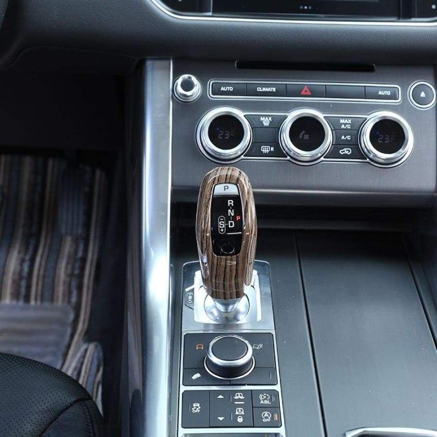 Abs Wood Style Gear Shift Head Cover Trim for Range Rover Sport Rr Sport  2014-2017