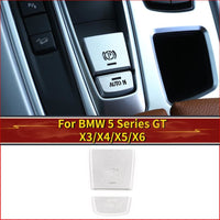 Thumbnail for Aluminium Alloy Car Handbrake Cover Trim Stickers For Bmw 5 Series Gt X3/x4/x5/x6 Car