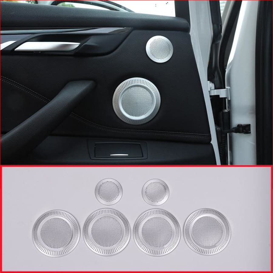 Aluminum Alloy Car Door Speaker Cover Trim For Bmw X1 F48 2016-2019 X2 Car
