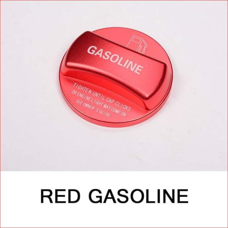 Aluminum Alloy Gas And Diesel Fuel Tank Cap Cover Trim For Bmw Red Car