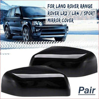 Thumbnail for Black 2Pcs Rear View Mirror Cover For Land Rover L320 France / Black Car