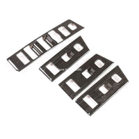 Thumbnail for Black Wood Grain Abs Plastic Window Lift Switch Buttons Frame Cover Trim For Range Rover Evoque 2020