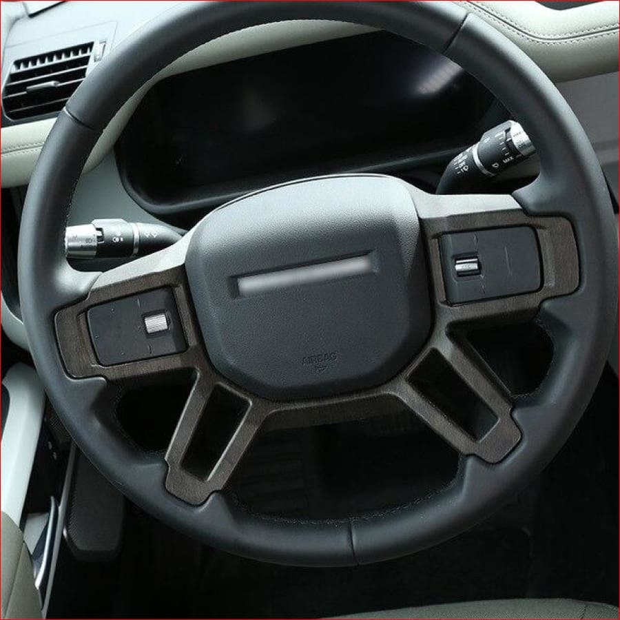 Black/oak Grain/carbon Fiberland Rover Defender 110 2020 Car Inner Steering Wheel Trim Accessory Oak