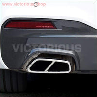 Thumbnail for Bmw New 5 Series G30 2Pcs 304 Stainless Steel Chrome Exhaust Tailpipe Cover Trim 2018 Car