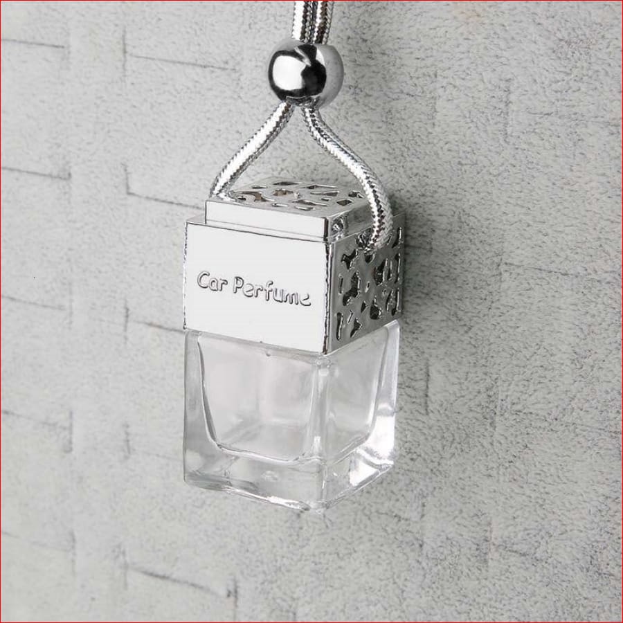 Car Air Freshener Perfume Diffuser Hanging Glass Bottle Car