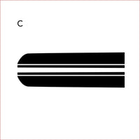 Thumbnail for Car Hood Decal Head Stripe Stickers For Mini Cooper S One Jcw R55 R56 R57 R60 R61 F54 F55 F56 F57