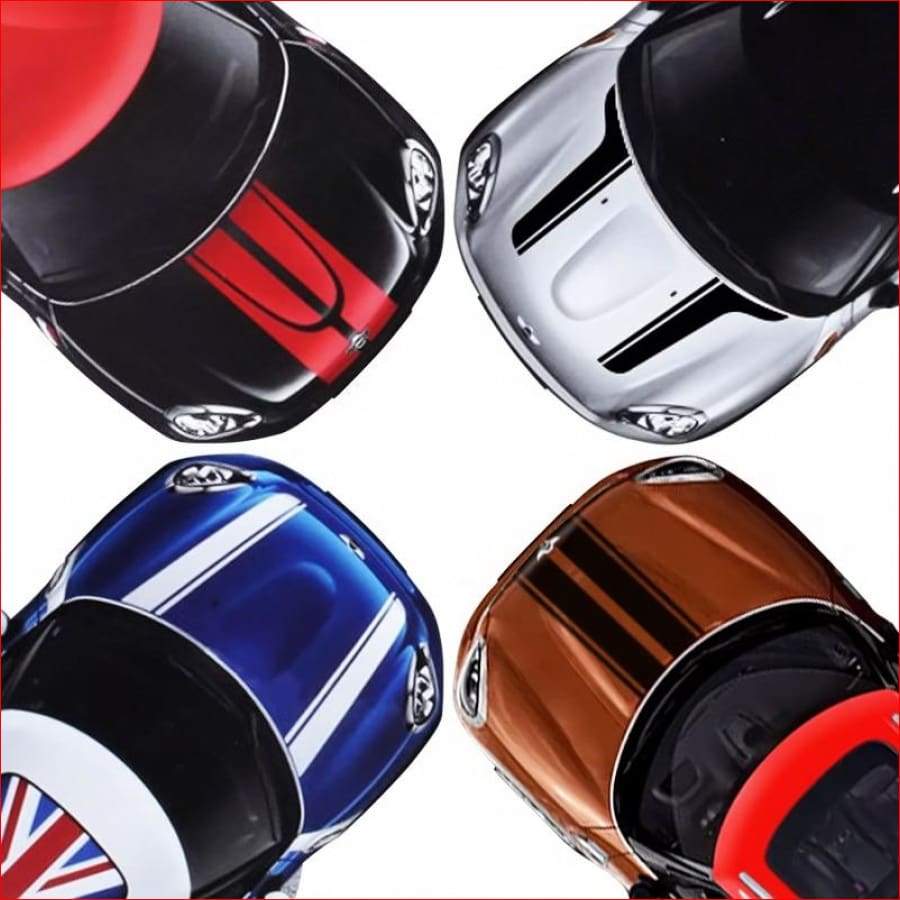 Car Hood Decal Head Stripe Stickers For Mini Cooper S One Jcw R55 R56 R57 R60 R61 F54 F55 F56 F57