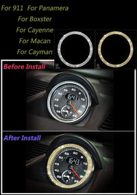Thumbnail for Car Interior Accessory For Porsche Macan/cayenne/ Panamera/911/cayman/boxster Watch Ring Trim